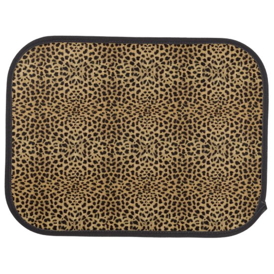 Leopard Print Rear Floor Mats