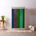 Leopard print retro color seamless stripes #9 fabric