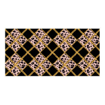 Leopard Print Rope Design: Bold and Vibrant