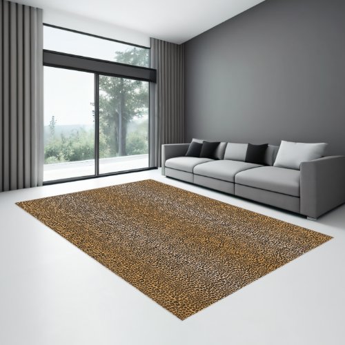 Leopard print  rug