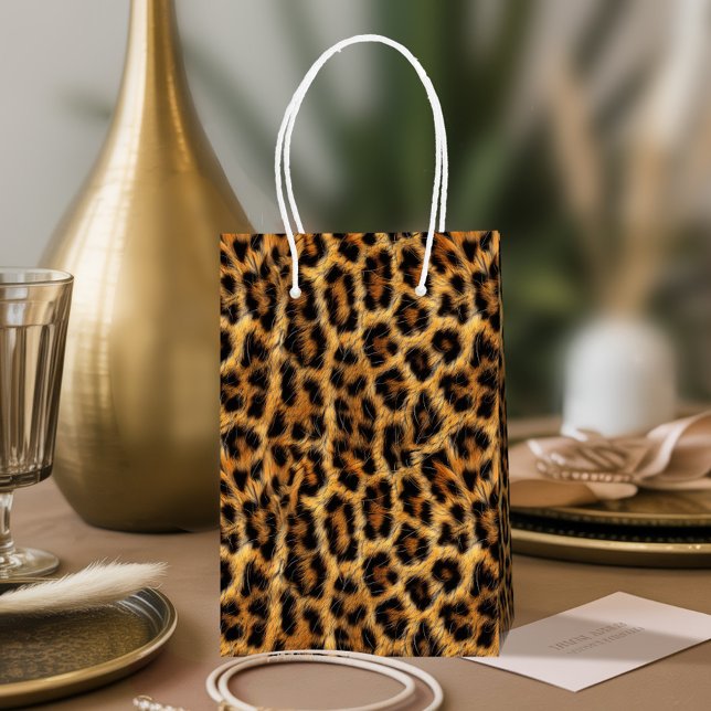 Leopard Print Safari Party ID1153 Medium Gift Bag (Creator Uploaded)