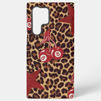 leopard print  samsung galaxy s22 ultra case