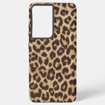 Leopard Print Samsung Galaxy S21  Case by ReligiousStore at Zazzle