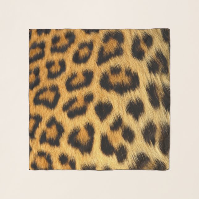 Leopard Print Scarf (Front)