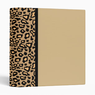 Leopard Print Scrapbook Binder
