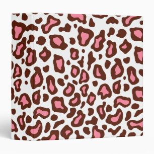 Leopard Print Scrapbook Binder
