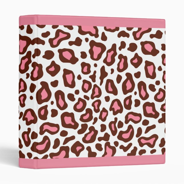 Leopard Print  Scrapbook Binder (Front/Spine)