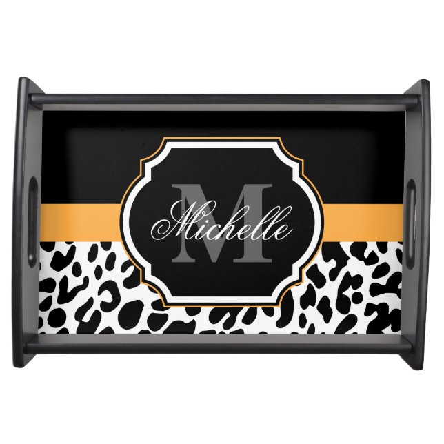 Leopard Print Serving Tray (Front)