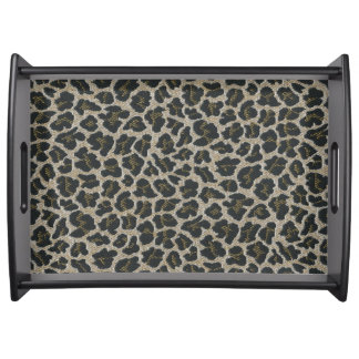 Leopard print  serving tray