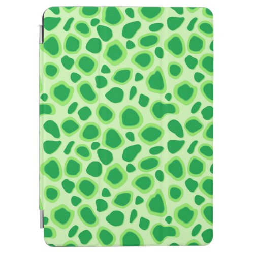 Leopard Print _ Shades of Lime Green iPad Air Cover