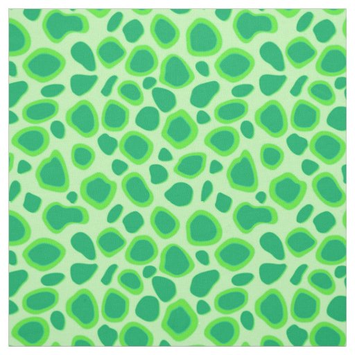 Leopard Print - Shades of Mint Greenmint Fabric