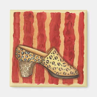 Leopard Print Shoe Magnet