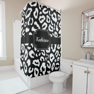 Leopard Print Shower Curtain