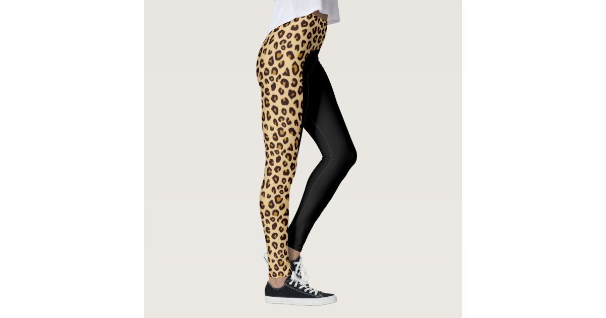 Leopard Print Leggings, Printed Yoga Leggings, Sexy Cheetah, Animal Print  Capri High Waist Leggings Pants for Women -  Canada