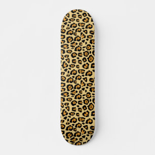 Leopard Print Skateboard