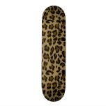 Leopard Print Skateboard Deck