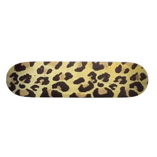 Leopard Print Skateboard Deck