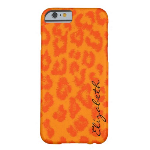 Leopard Print Skin Fur Barely There iPhone 6 Case