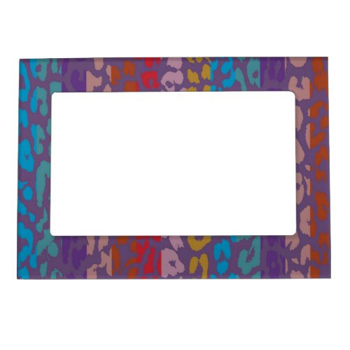 Leopard Print Skin Pattern 7 Magnetic Photo Frame