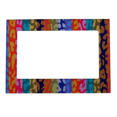 Leopard Print Skin Pattern 8 Magnetic Frame