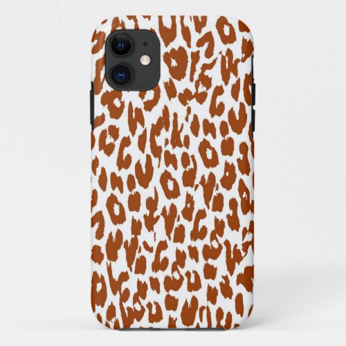 Leopard Print Skin Peru iPhone 11 Case