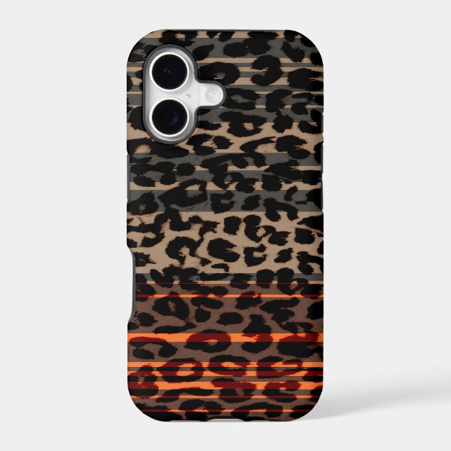 Leopard Print Skin Retro 2 Iphone Case (Back)