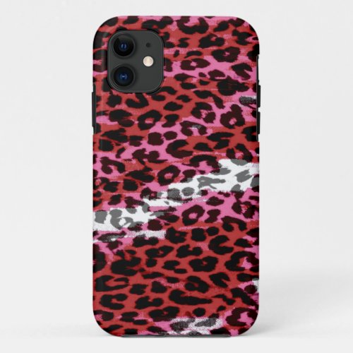 Leopard Print Skin Retro iPhone 11 Case