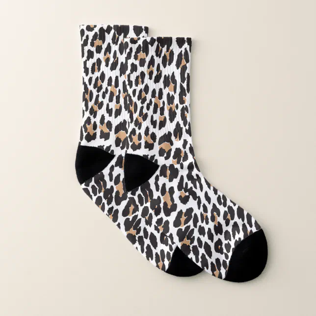 Leopard Print Socks | Zazzle