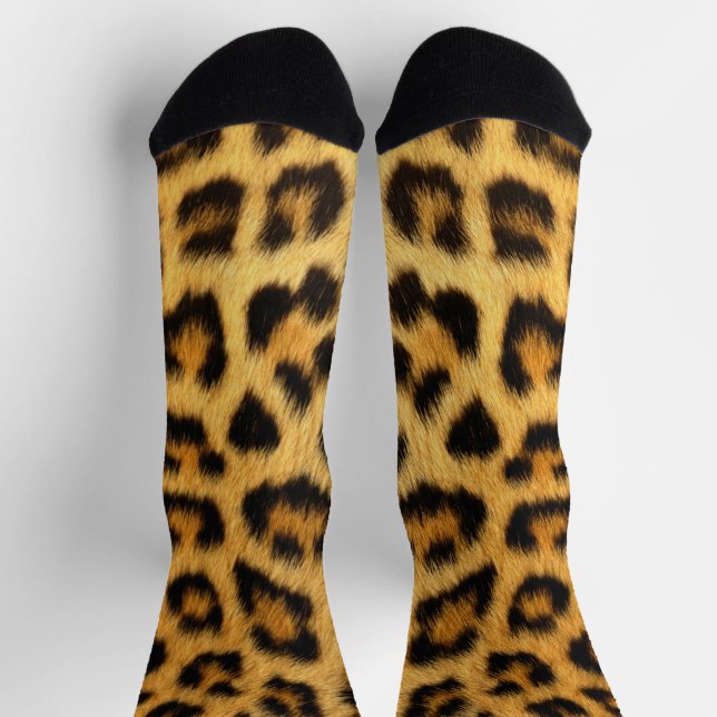Leopard Print Socks (Top)