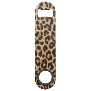 Leopard Print Speed Bottle Opener by ReligiousStore at Zazzle