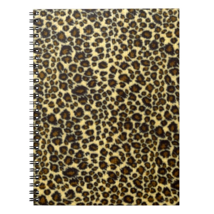 Leopard Print Spiral Notebook