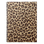 Leopard Print Spiral Notebook at Zazzle