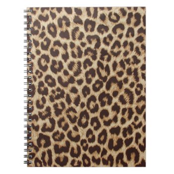 Leopard Print Spiral Notebook by ReligiousStore at Zazzle