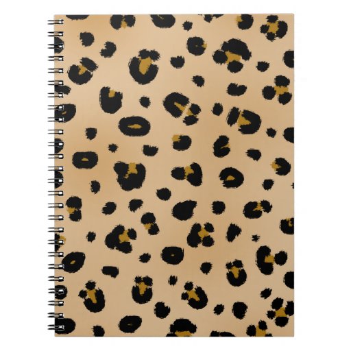 Leopard Print Spiral Notebook | Zazzle