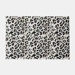 Leopard - print spotted animal-print doormat