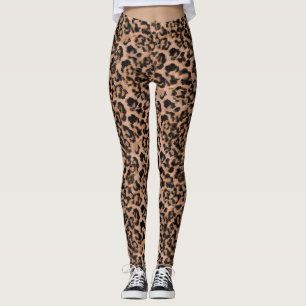 Leopard - print spotted animal-print leggings