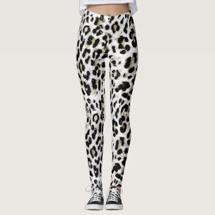 Leopard - print spotted animal-print leggings