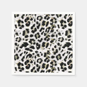 Leopard - print spotted animal-print napkins