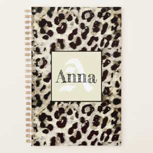 Leopard - print spotted animal-print planner