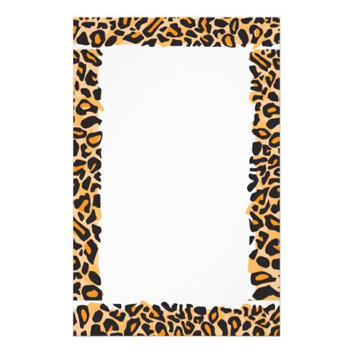 Leopard Print Stationery | Zazzle