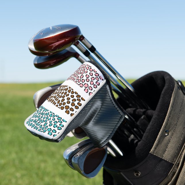 Leopard Print Stylish Animal Pattern  Golf Head Cover (In Situ)