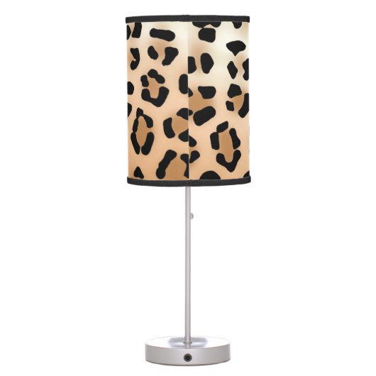 Leopard Print Table Lamp (Back)
