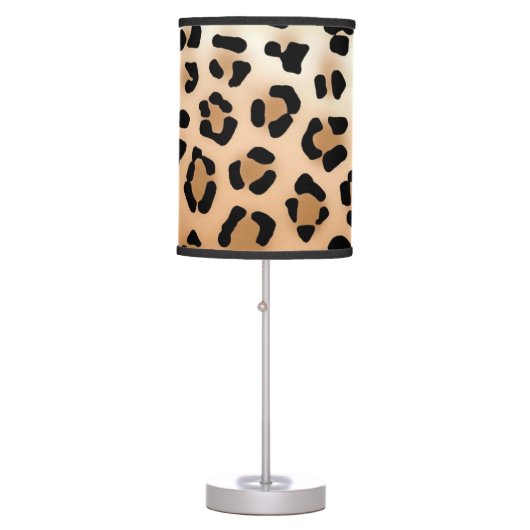 Leopard Print Table Lamp (Front)