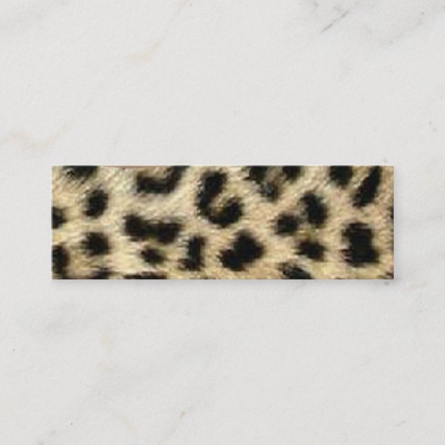 Leopard Print Tag (Front)