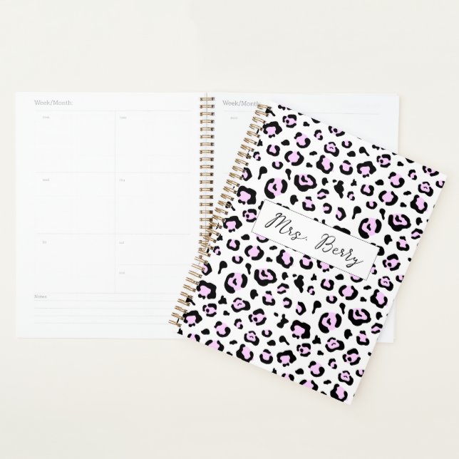 Leopard Print Teacher Planner (Display)