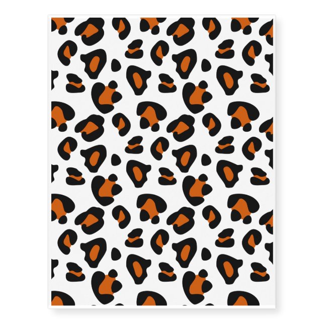 Leopard Print Temporary Tattoos (Front)