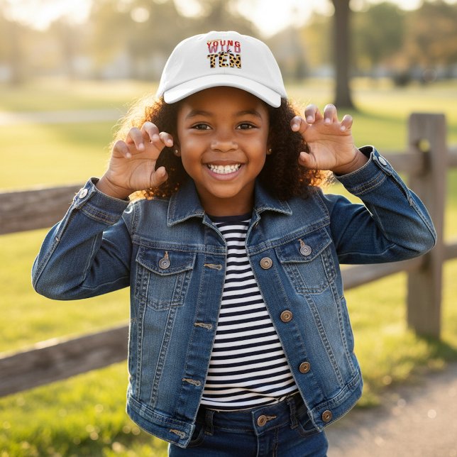 Leopard Print Ten Year Old Birthday Hat (Creator Uploaded)