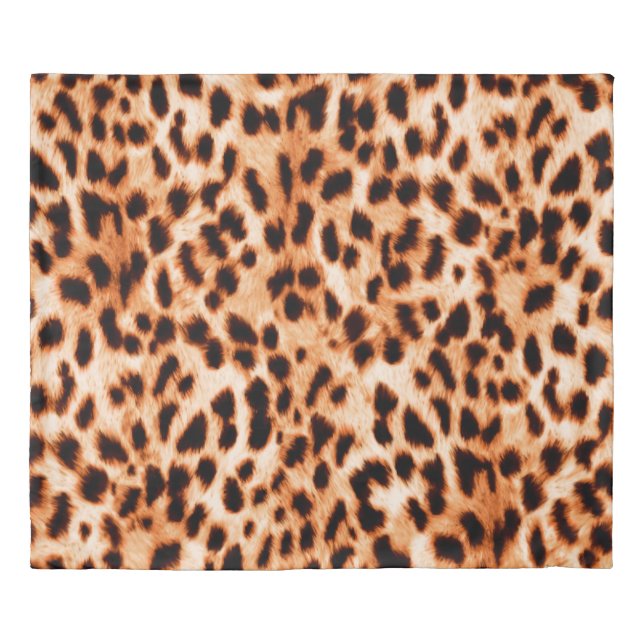 Leopard print texture duvet cover (Front)