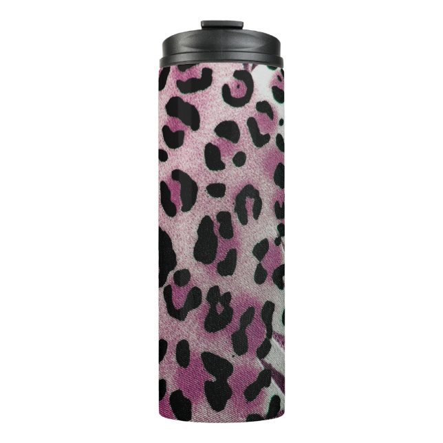Leopard Print Thermal Tumbler (Front)