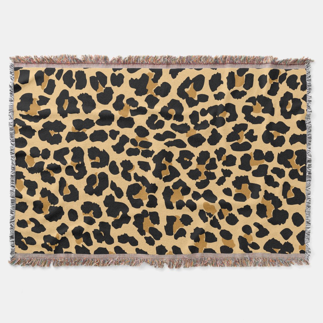 Leopard Print Throw Blanket Zazzle
